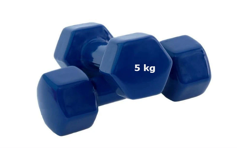 Gantera vinil, 5 kg 2