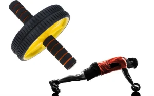 Rulou abdomene, yoga-09, ab wheel, diametru, 17 cm