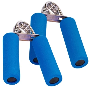 Эспандер кистевой hand grips, кистевой эспандер необходим для укрепления и тренировки мышц рук и запястий.данный эспандер изготовлен из металла и выполнен в виде щипцов: две мягкие ручки - покрытые поролоном и соединяются между собой металлической пружиной.эспандер такой конструкции имеет большое преимущество перед резиновыми эспандерами, он лучше ложится в руку и его удобнее сжимать.цвет: голубой, красный. Thumbnail 2