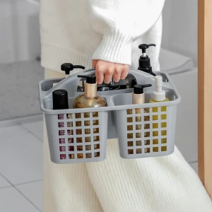 Coș gondol plastik, cu 3 compartimente și mâner, caddy, 23х32х18 cm