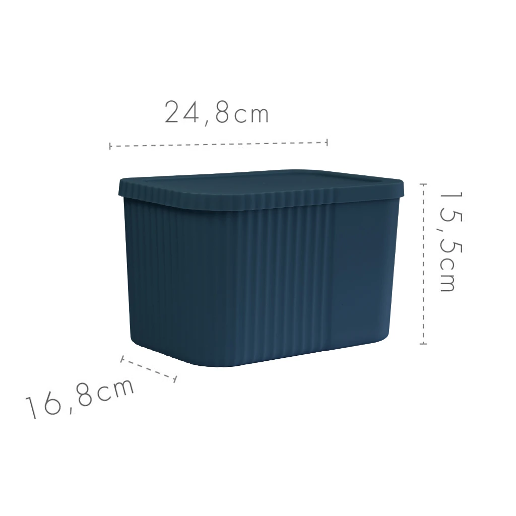 Cutie decobella, cu capac, midi, 6 l 2