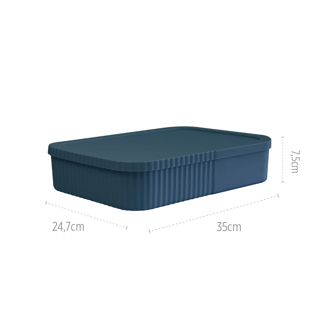 Коробка decobella, с крышкой, slim-large, 6 л 3