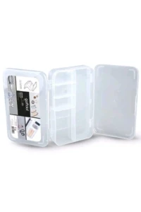 Organizator pentru piese mici gondol plastik, 10 compartimente, 13,5x21,5x5 cm Thumbnail 2