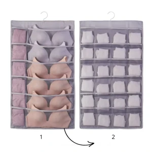 Organizator pentru lenjerie, suspendat, 80 x 40 cm