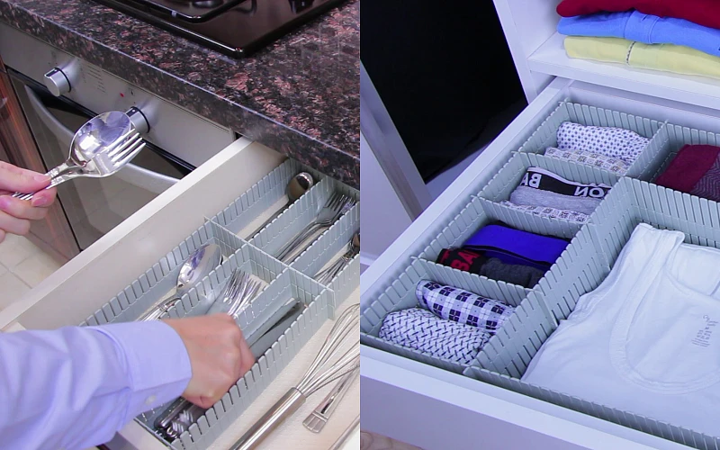 Organizator pentru sertar decobella, 10x40 сm 4