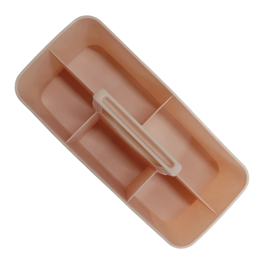 Organizator tip cos gondol plastik, cu maner, 5 sectiuni, 15x32,5x13 cm 6
