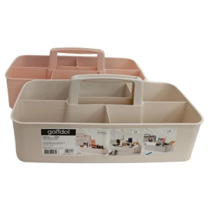 Organizator tip cos gondol plastik, cu maner, 5 sectiuni, 15x32,5x13 cm Thumbnail 2
