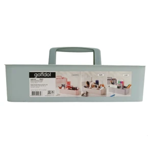 Organizator tip cos gondol plastik, cu maner, 5 sectiuni, 15x32,5x13 cm Thumbnail 7