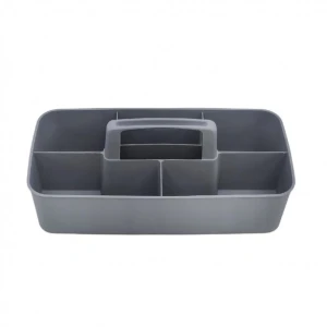 Organizator tip cos gondol plastik, cu maner, 5 sectiuni, 15x32,5x13 cm Thumbnail 2