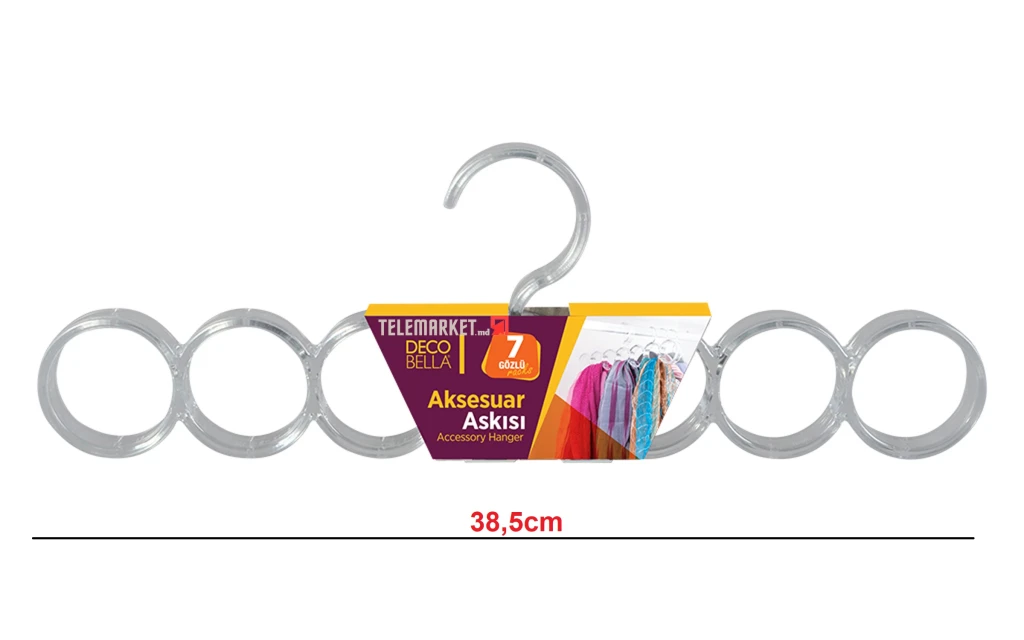 Cuier pentru accesorii decobella, 38,5 x 5 cm 2