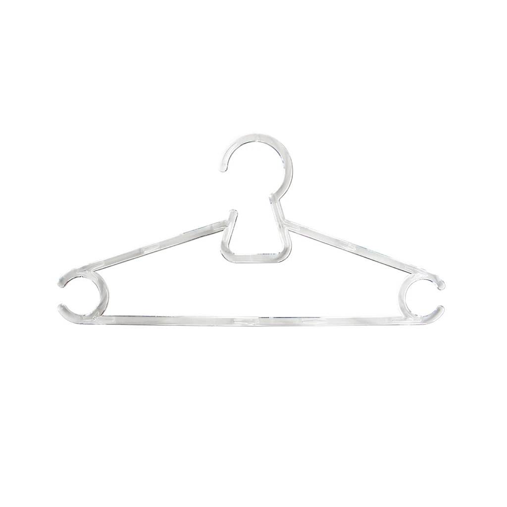 Umerase pentru haine decobella, transparente, 6 buc 3