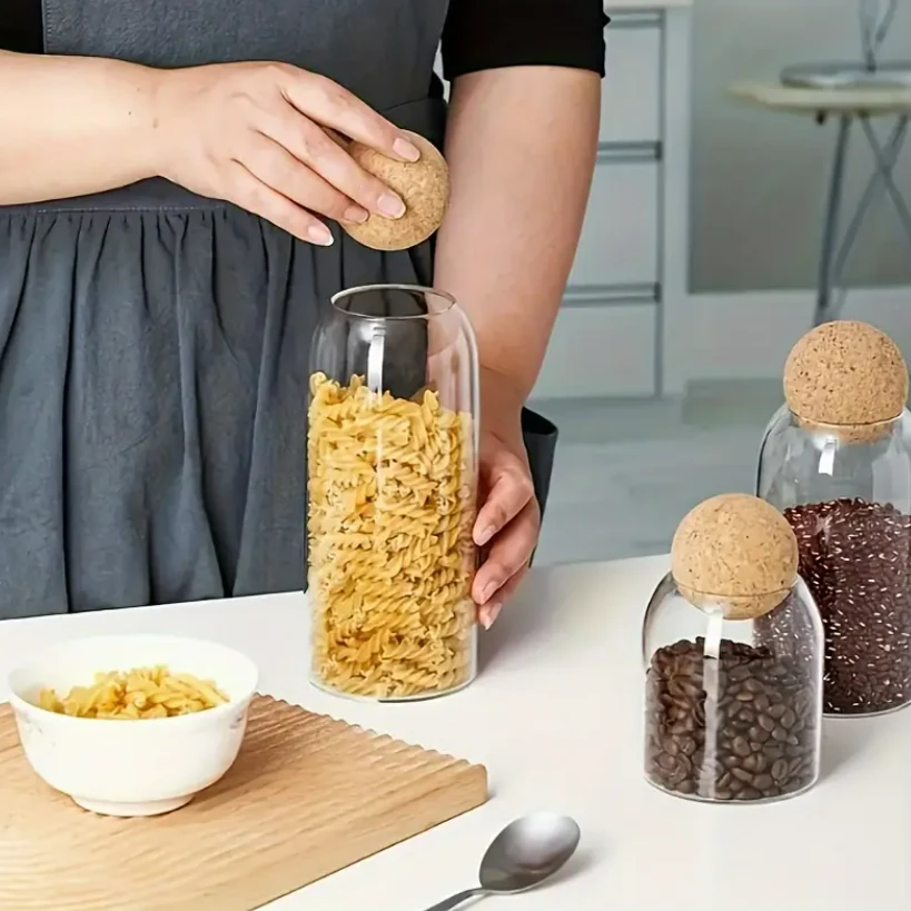 Банка стеклянная, с крышкой-шаром, 9 х 15 см 2