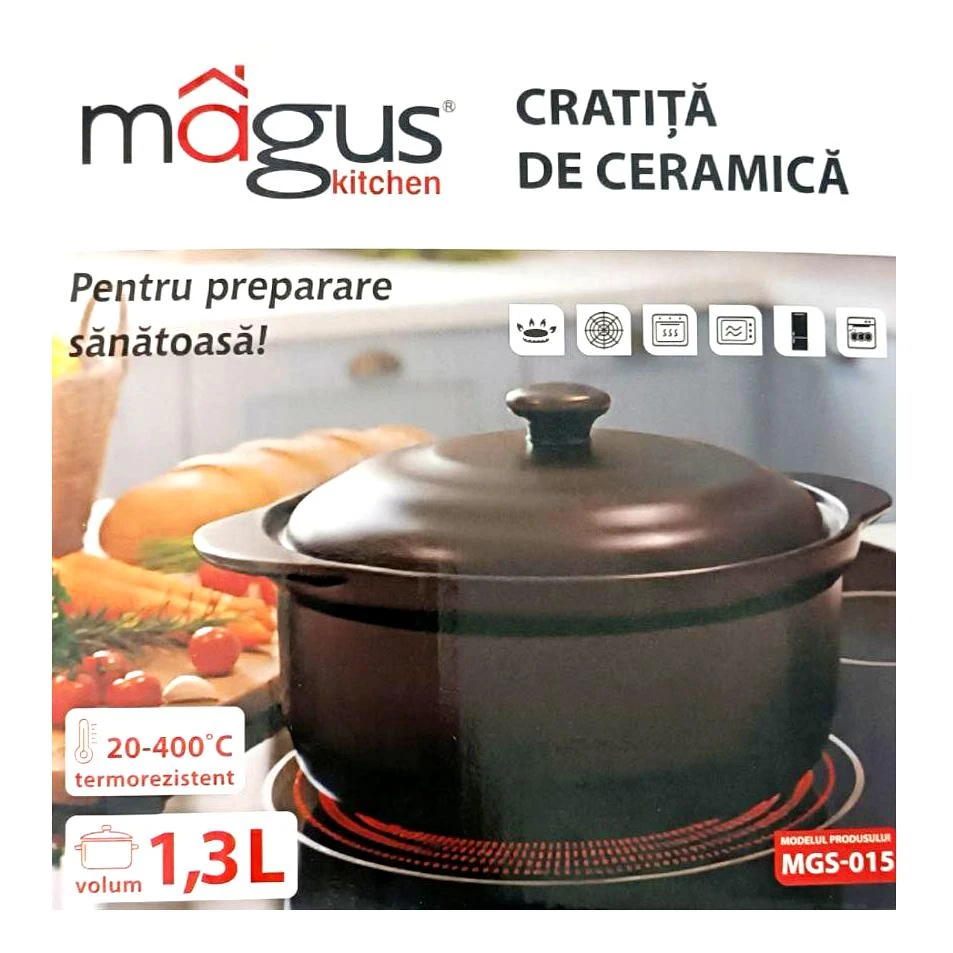 Cratita din ceramica magus, 1.3 l, mgs015 4