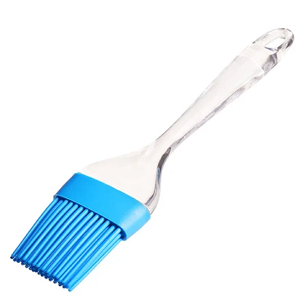 Pensula de bucatarie din silicon, cu maner transparent 2