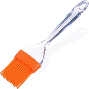 Pensula de bucatarie din silicon, cu maner transparent