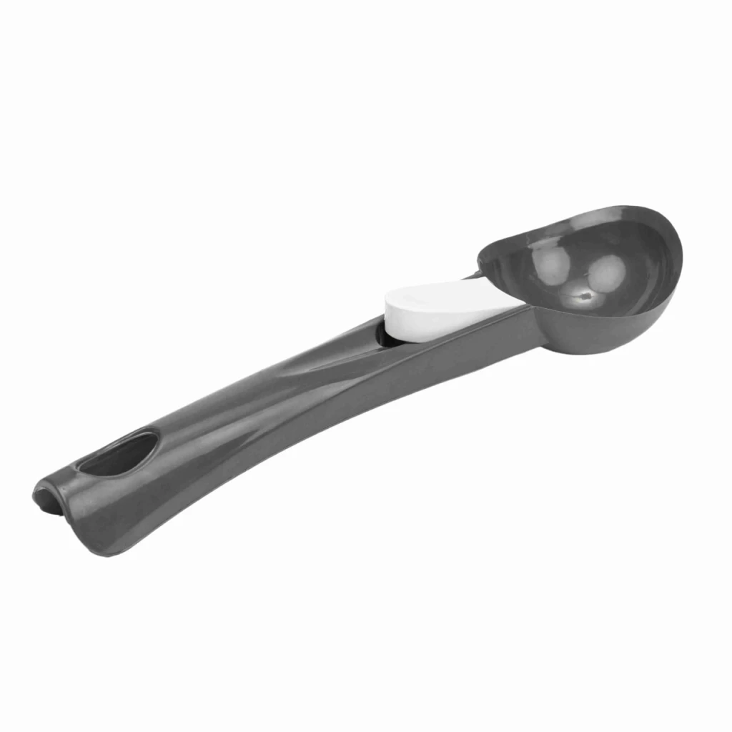 Lingura pentru inghetata sunplast, cu buton, 19,5x5,5 cm 2