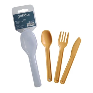Set tacamuri gondol plastik, 3 buc