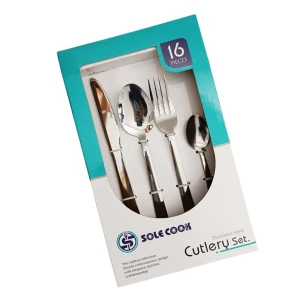 Set tacamuri din otel inoxidabil, 16 buc, s263--2