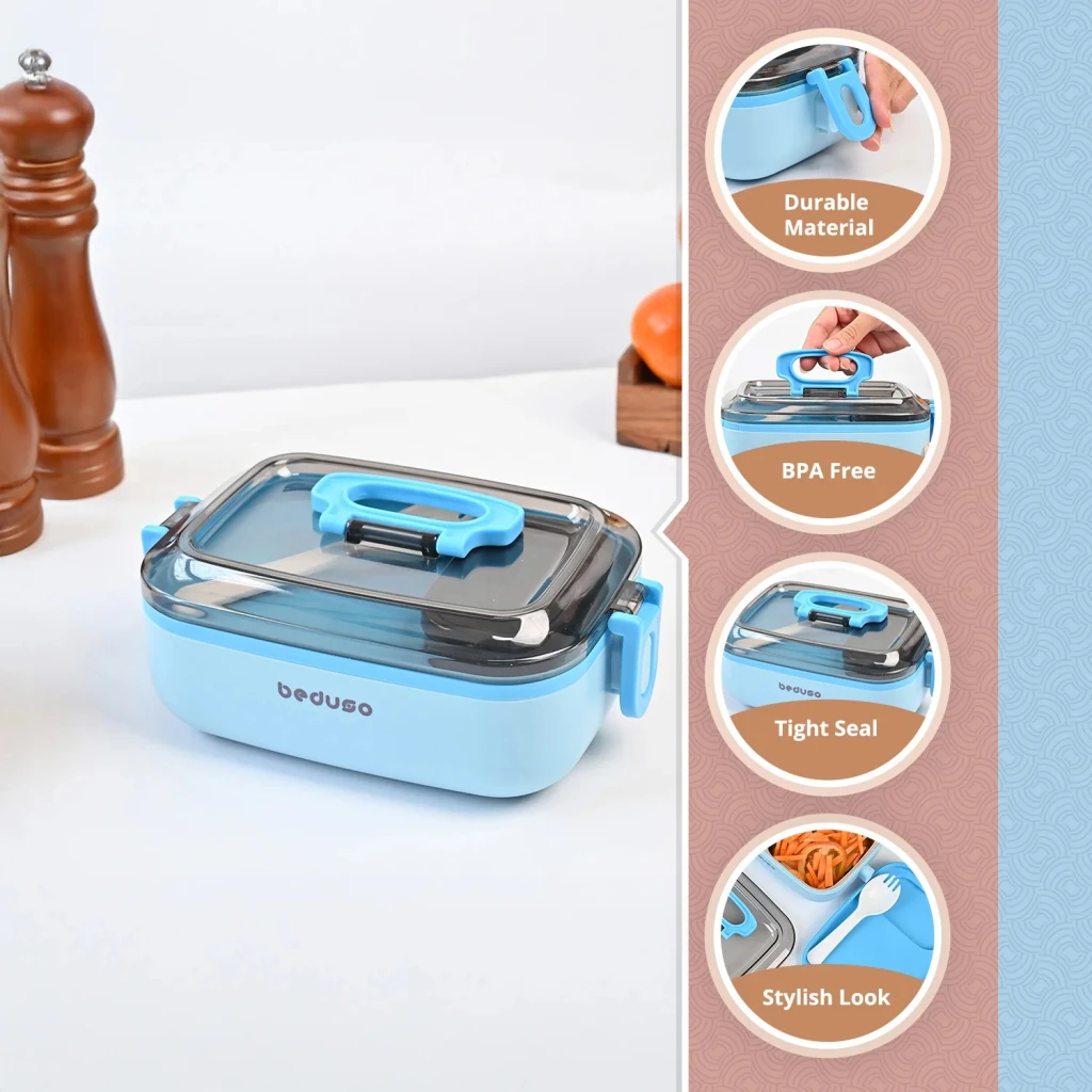 Lunch box beduso, cu furculita, 083-1262 3