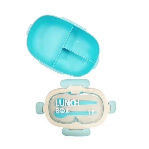 Lunch box din plastic, cu furculita si lingura, 103-392 Thumbnail 2
