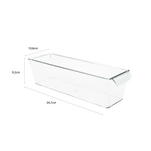 Organizator pentru frigider decobella, 34.7x10.6x9.2 cm, 2 l Thumbnail 4