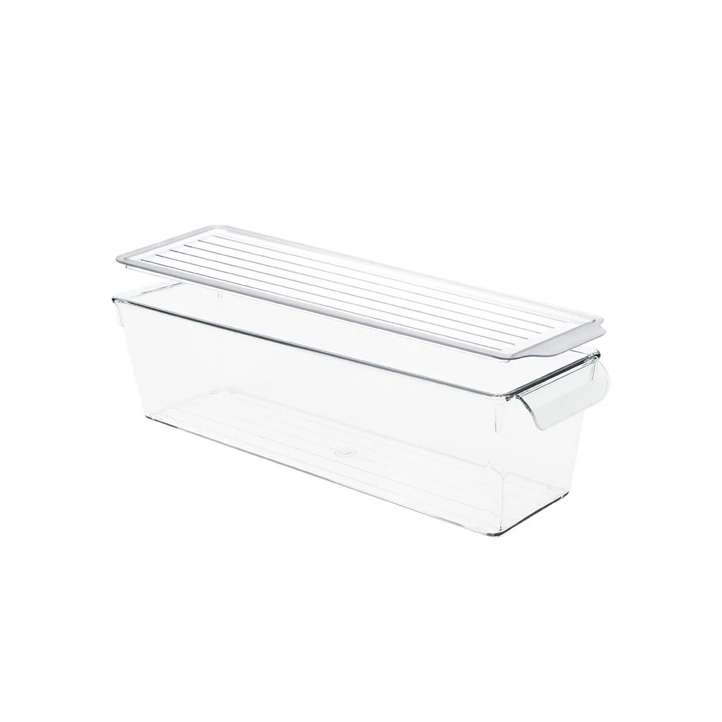 Organizator pentru frigider decobella, cu capac, 35.2х10.6х9.4 cm, 2 l 4