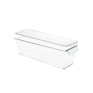 Organizator pentru frigider decobella, cu capac, 35.2х10.6х9.4 cm, 2 l Thumbnail 4