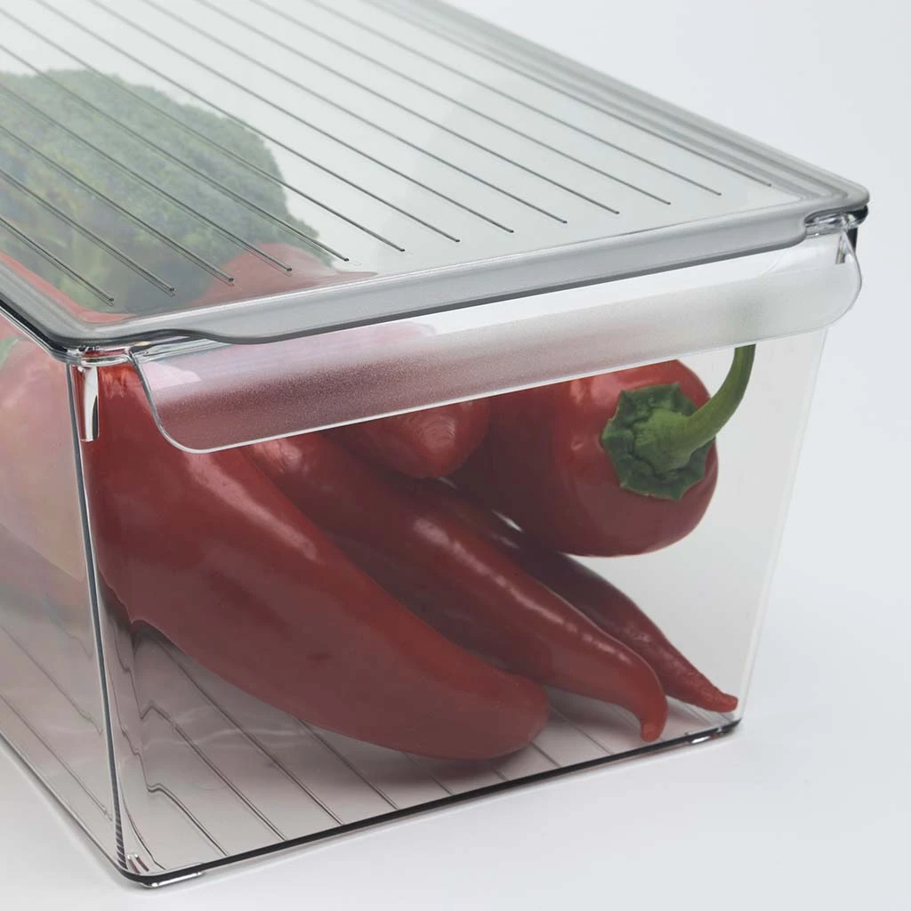 Organizator pentru frigider decobella, cu capac, 35.2х20.6х14.4 cm, 7 l 7