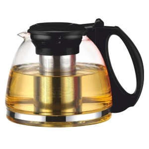 Ceainic pentru infuzie, din sticla, teapot a083, 1100 ml