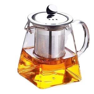Ceainic din sticla, patrat, 550 ml
