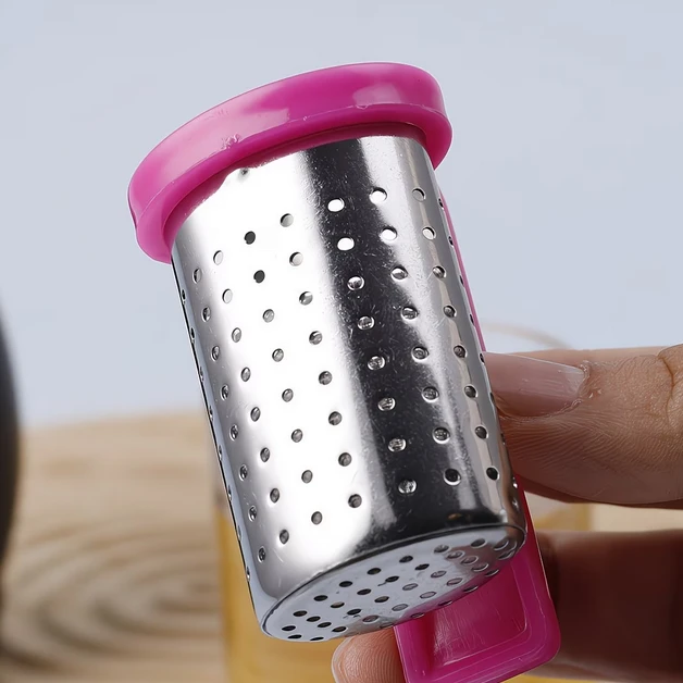 Infuzor ceai, pentru cana, cu fixator 5