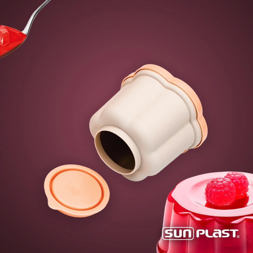 Forma sunplast, pentru jeleu, 6,5x6,5 cm, 2 buc 2