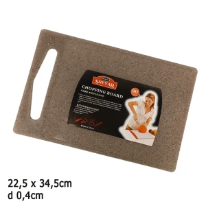 Tabla pentru tocat, sheyar, negru, 34,5 x 22,5 x 0,4 cm