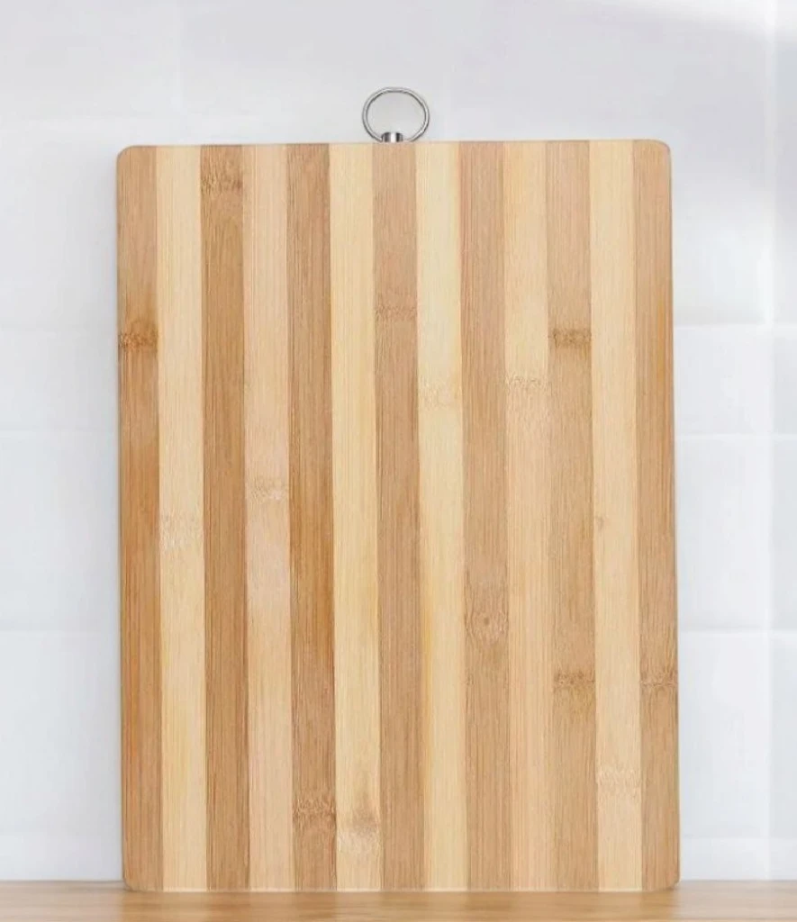 Tabla pentru tocat, din bambus, 26x36x1,7 cm 2