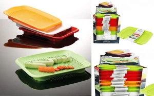 Tocator cu sita gondol plastik, multi, 27,5×35,5×30 cm Thumbnail 2