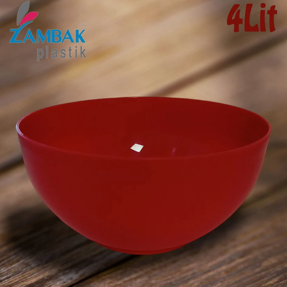 Миска пластиковая zambak plastik, 4 л 2