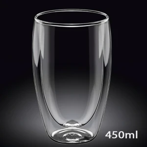 Pahar din sticla, cu perete dublu, 450 ml Thumbnail 2