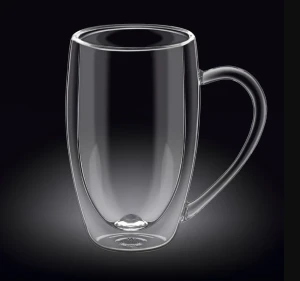 Cana sticla, duble pereti, 450 ml Thumbnail 2
