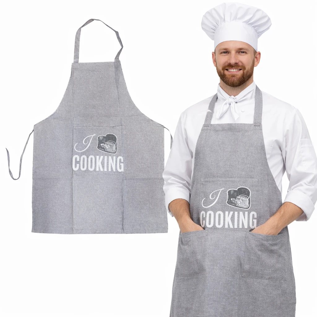 Sort de bucatar i love cooking, impermeabil 2