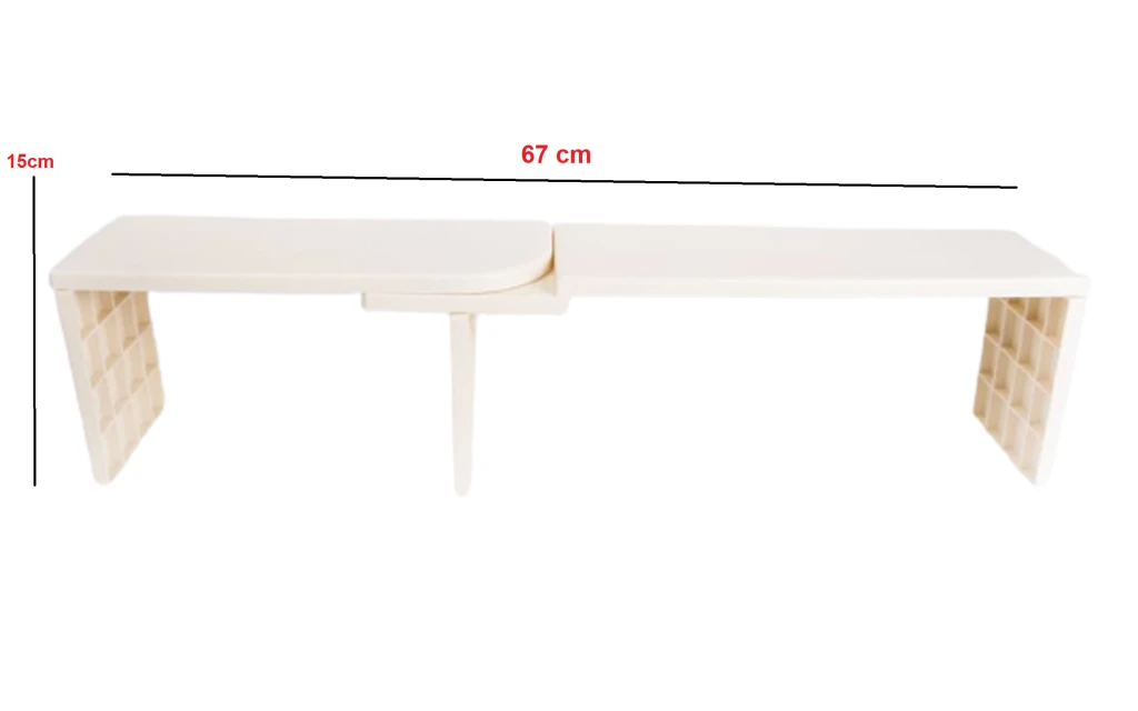 Raft-organizator pentru bucatarie decobella, 15x11,7x67 cm 2
