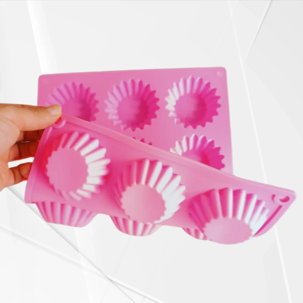 Forma din silicon de copt 12 celule, 28,3x21,5x2 cm 3