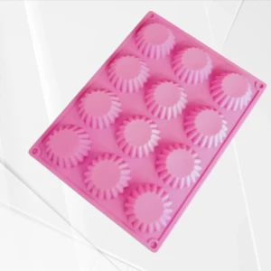 Forma din silicon de copt 12 celule, 28,3x21,5x2 cm Thumbnail 2