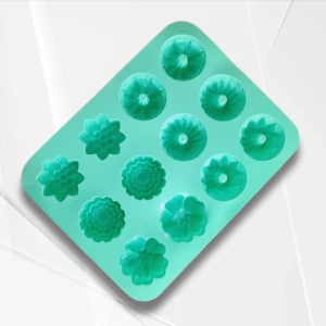 Forma din silicon de copt 12 celule, 31,5x24x3 cm Thumbnail 2