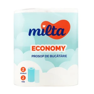Prosoape de hartie milta, economy, 2 role, 85 foi