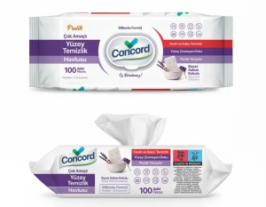 Servetele umede pentru curatare concord, white soap, 100 buc