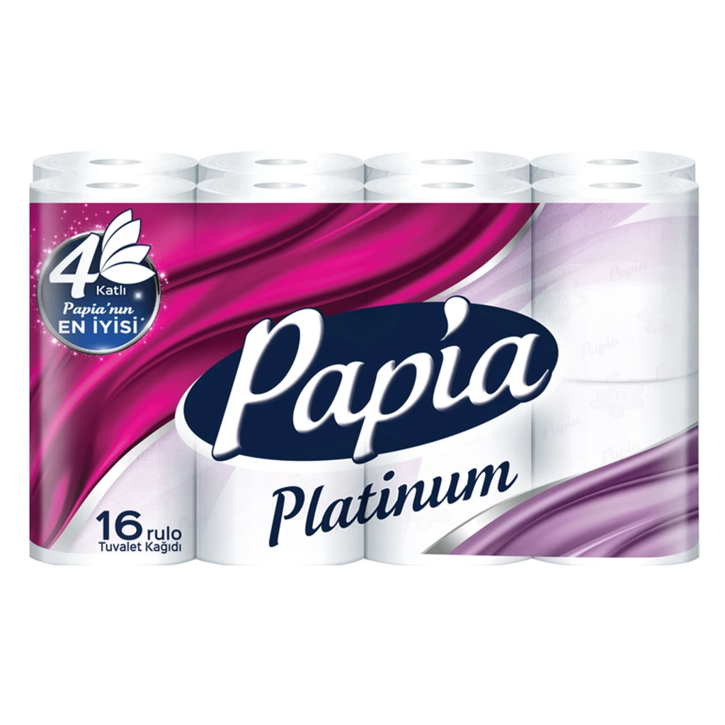 Hirtie igienica papia platinum, 4 straturi, 16 role 2