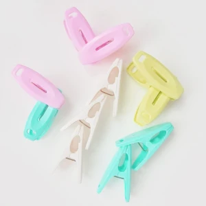 Cleste, plastic clothespins, 12 buc