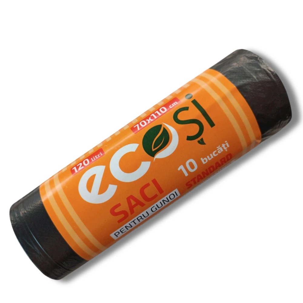Пакеты для мусора ecosi, standart, 120 л, 10 шт 2