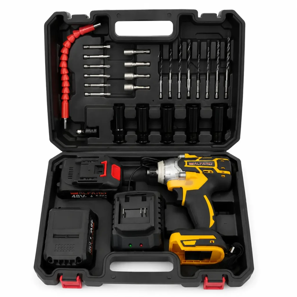 Cheie de impact cu acumulator 48 v, alfarid 2