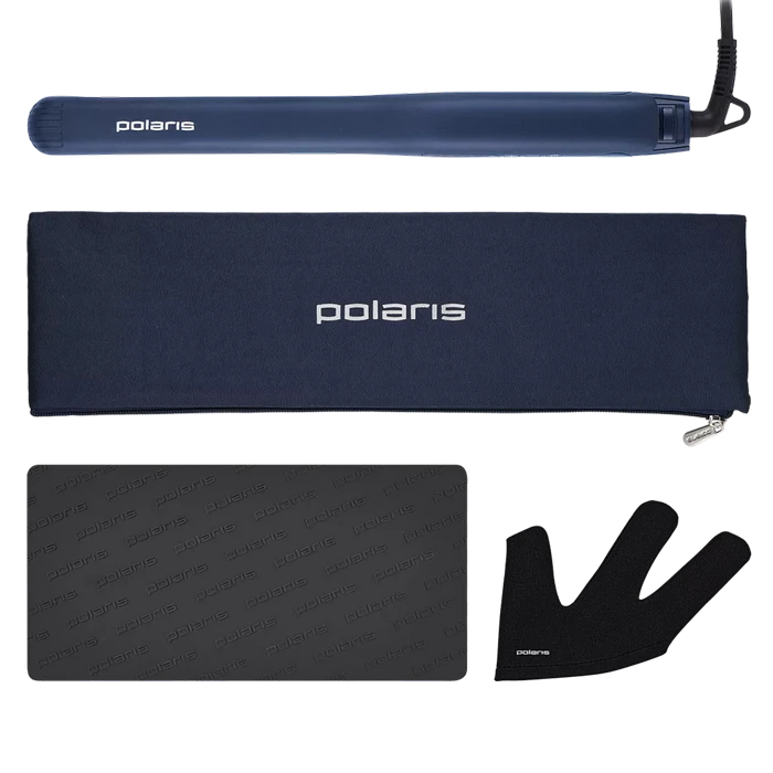 Выпрямитель для волос polaris phs2516mi pro, синий 7
